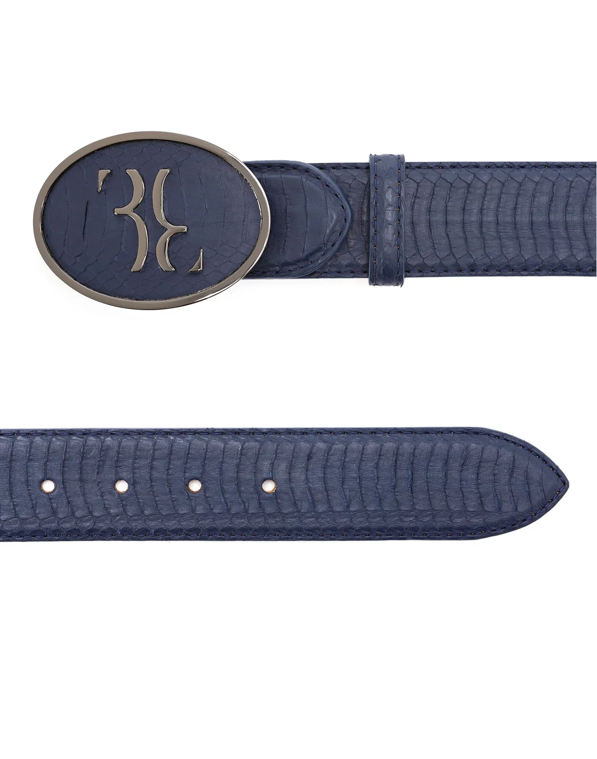 Belt Double B, цвет: Синий