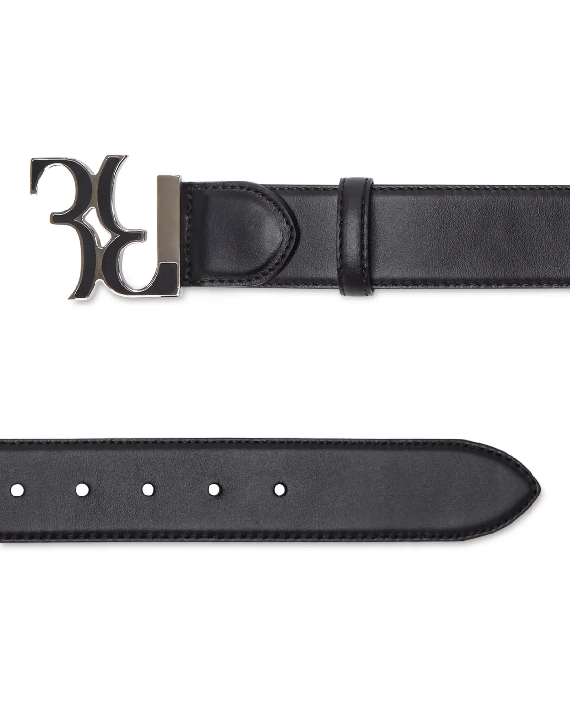 Belt Double B, цвет: Черный