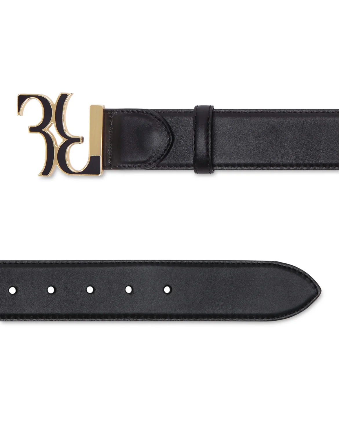 Belt Double B, цвет: Черный