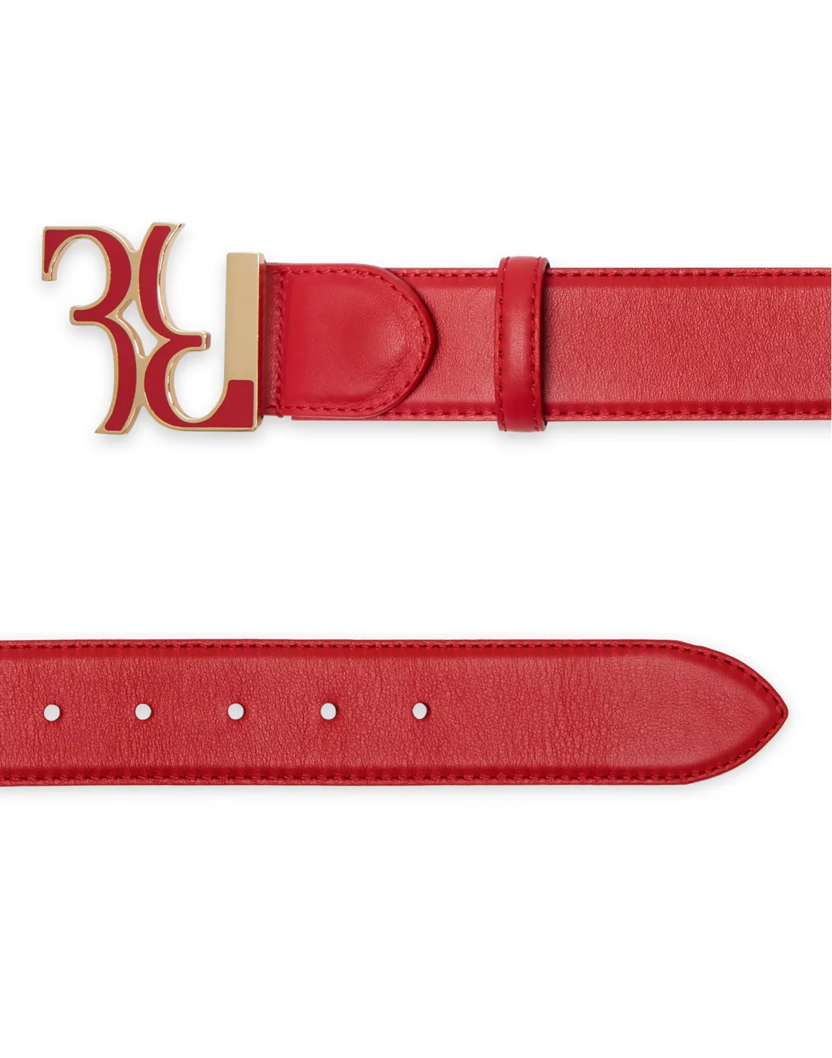 Belt Double B, цвет: Красный