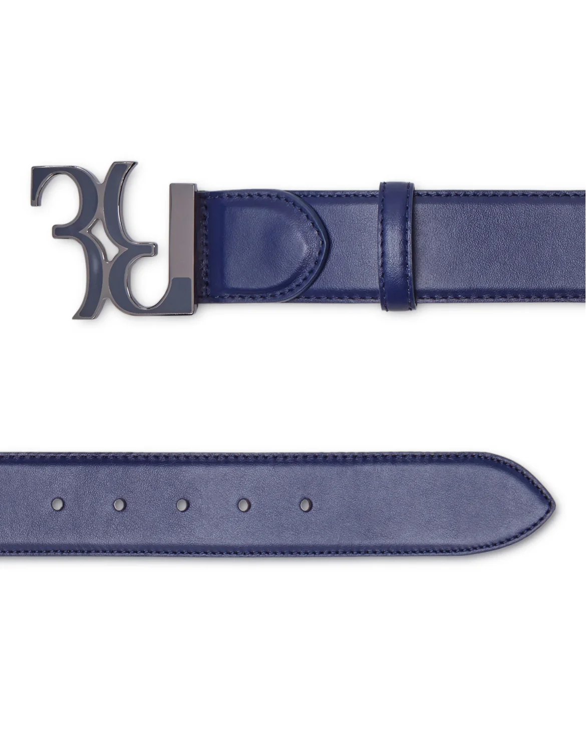 Belt Double B, цвет: Синий
