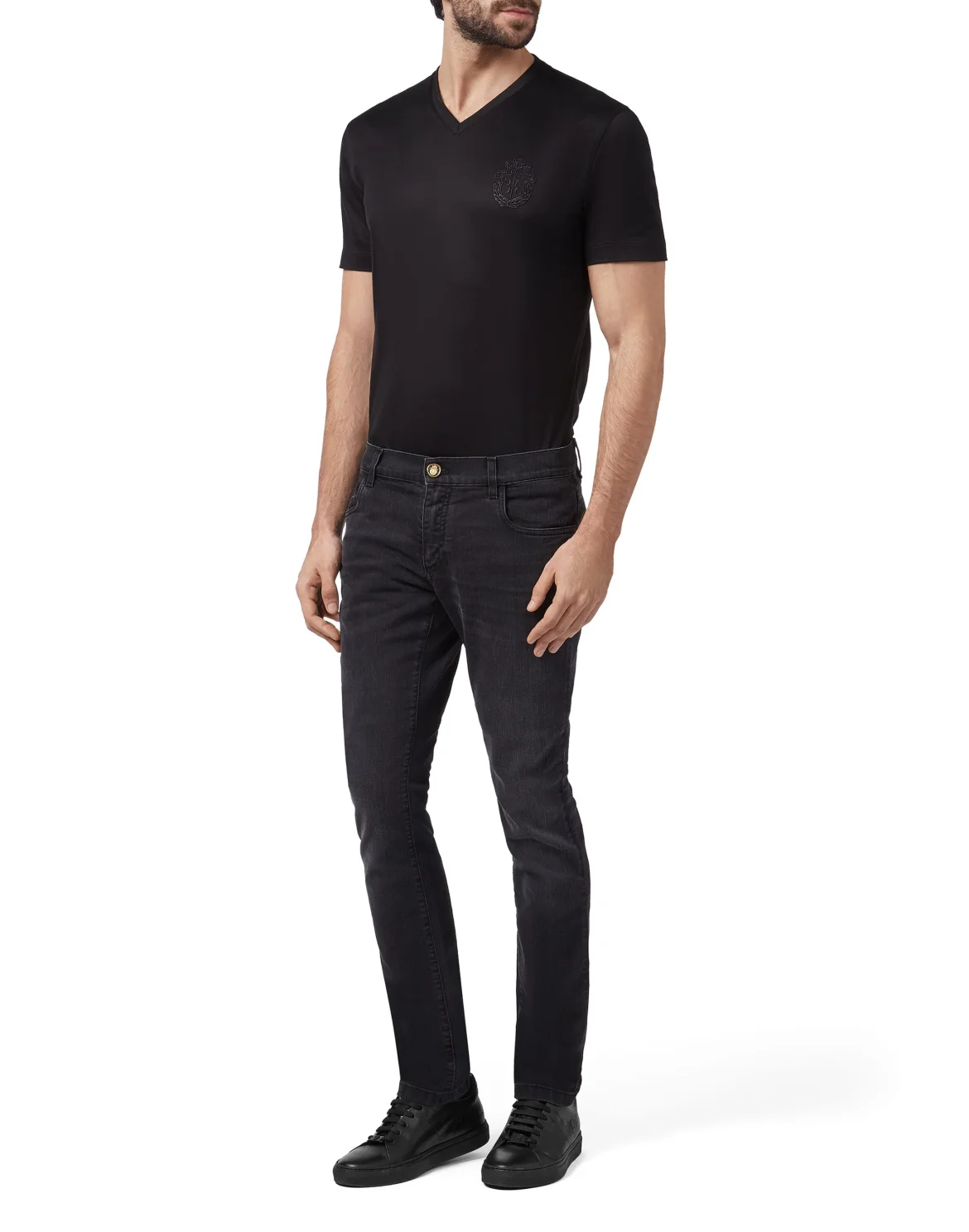 Super slim fit Crest, цвет: Черный