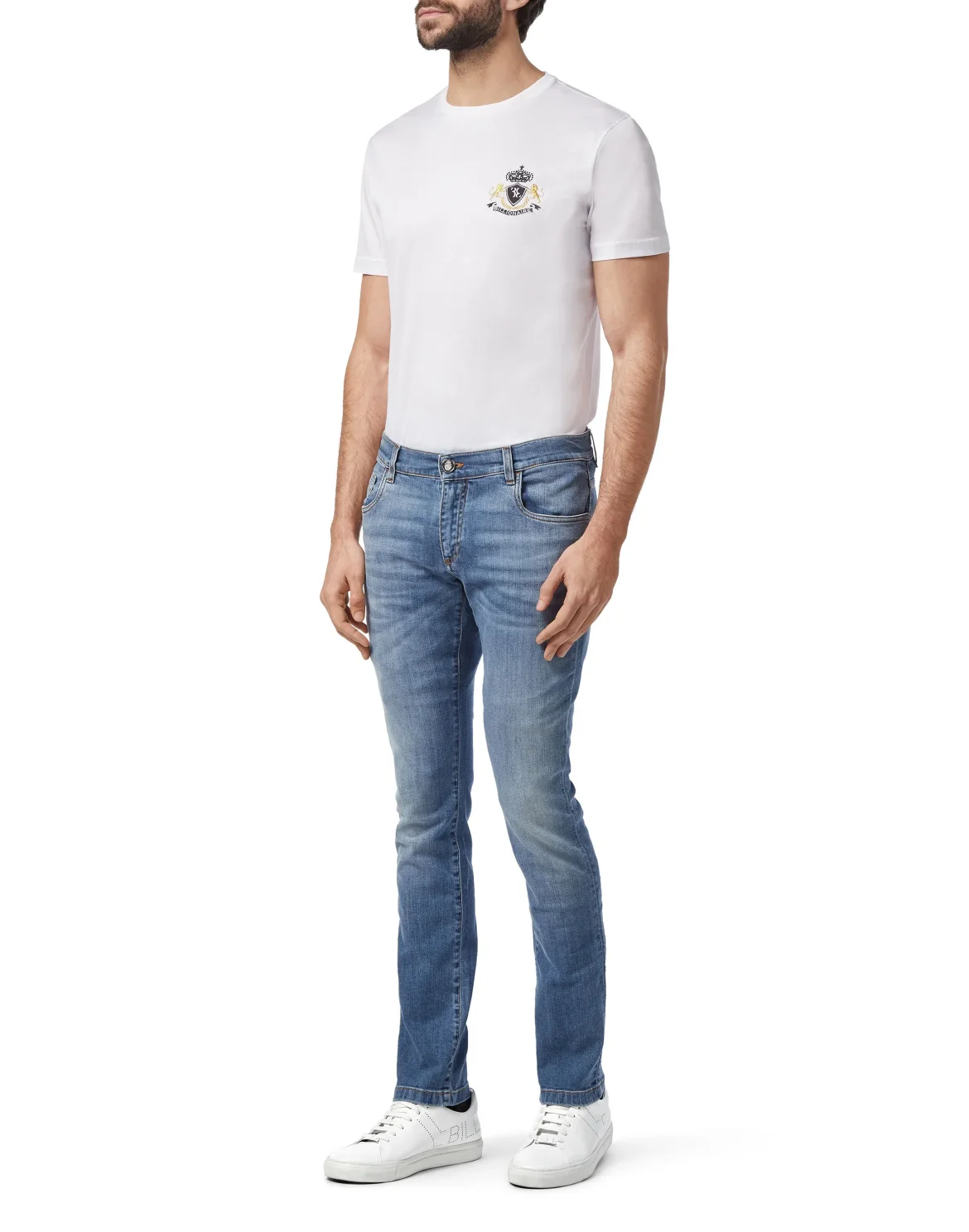 Super slim fit Crest, цвет: Синий