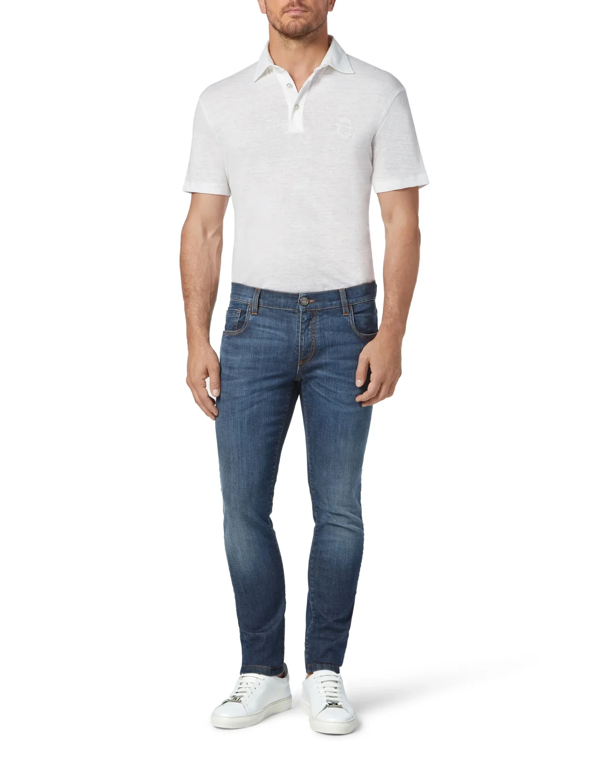 Super slim fit Crest, цвет: Синий
