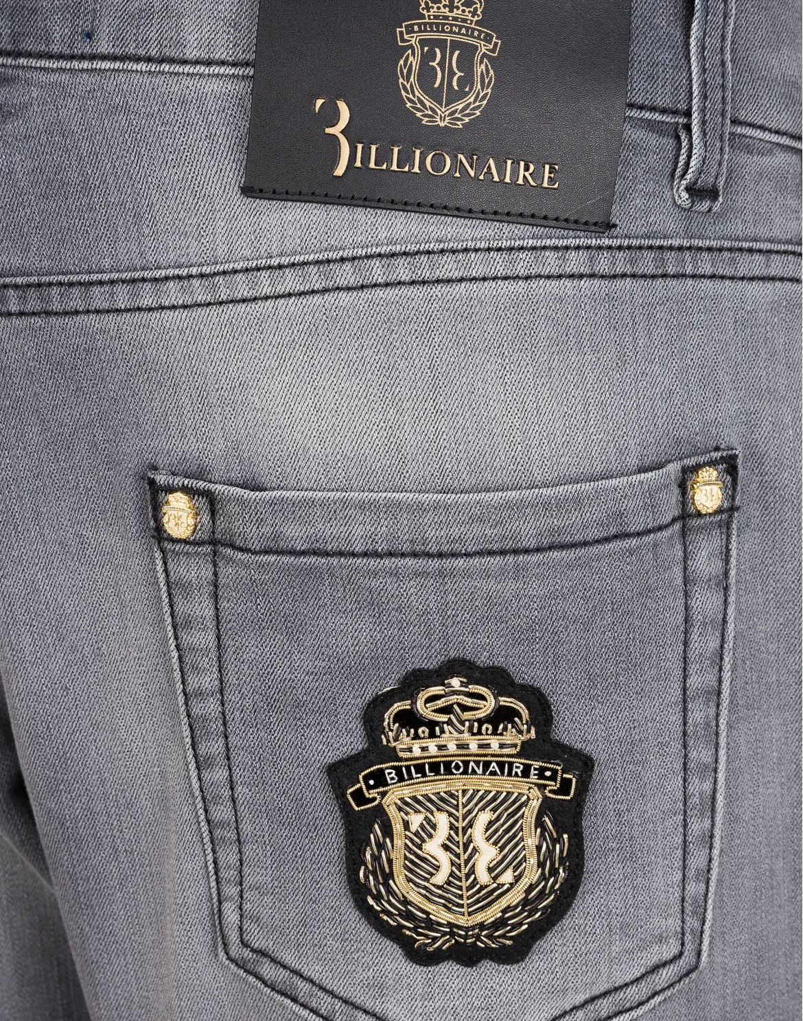 Super slim fit Crest, цвет: Серый