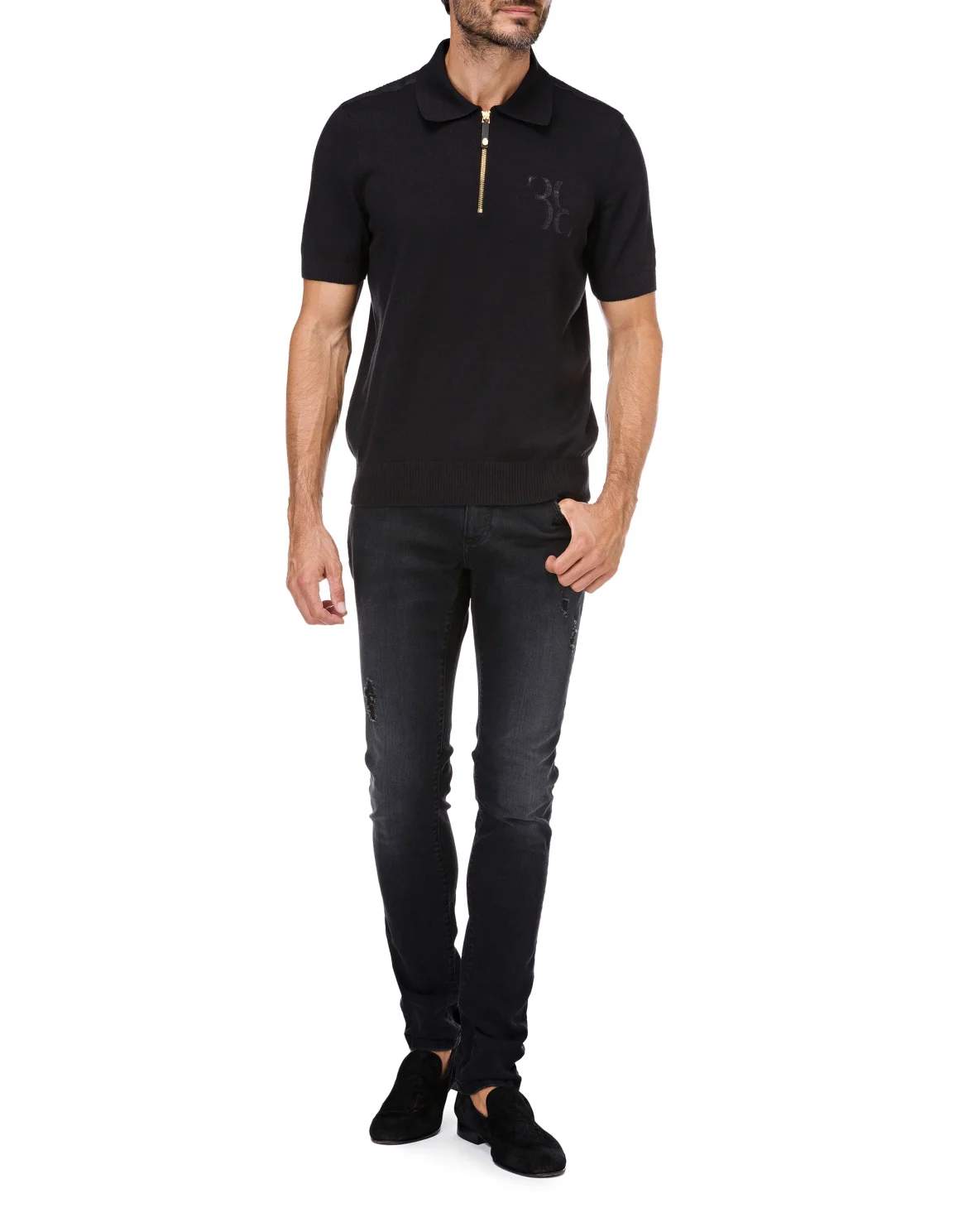 Super slim fit Statement, цвет: Черный