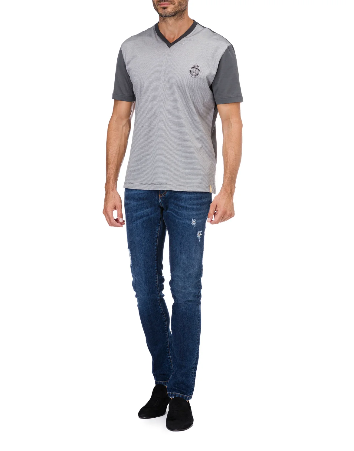 Super slim fit Statement, цвет: Синий