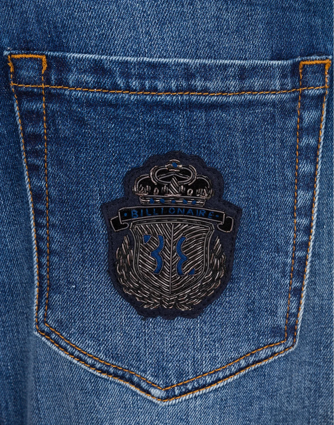 Super Straight Cut Crest, цвет: Синий