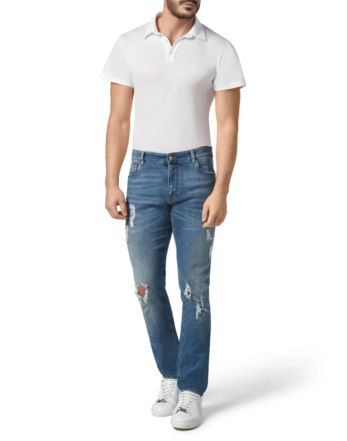 Super Straight Cut Statement, цвет: Синий