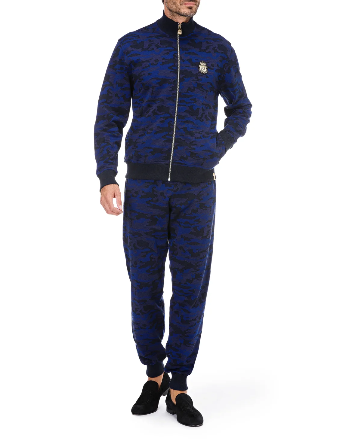 Jogging Jacket Camouflage, цвет: Синий