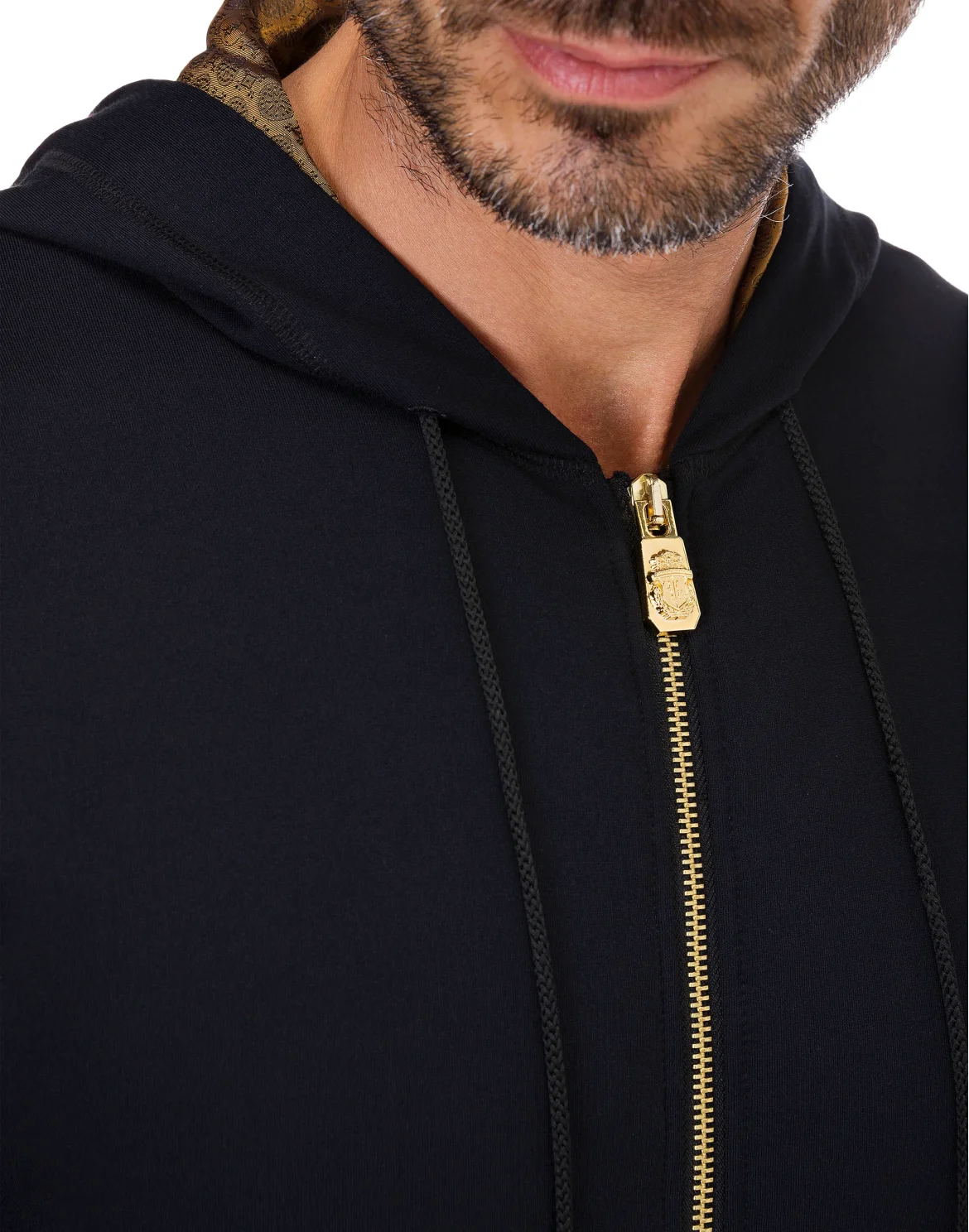 Hoodie Sweatjacket Crest, цвет: Черный