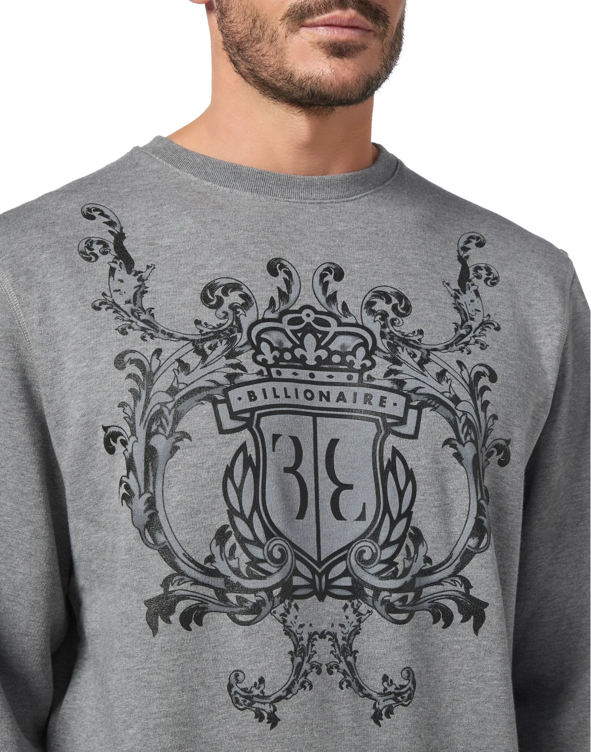 Sweatshirt LS Baroque, цвет: Серый