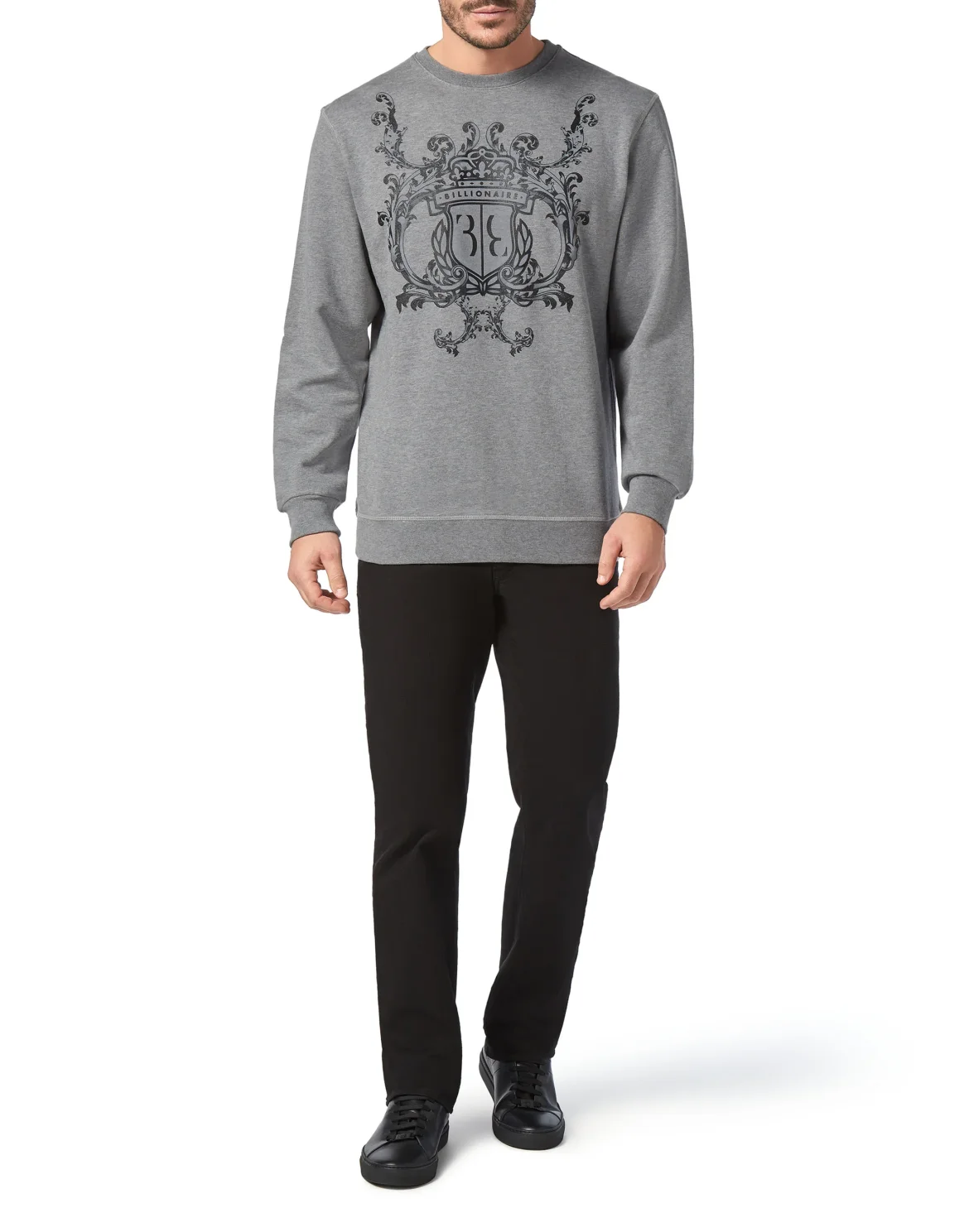 Sweatshirt LS Baroque, цвет: Серый