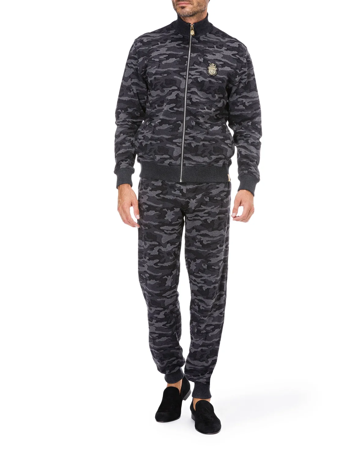 Jogging Trousers Camouflage, цвет: Серый