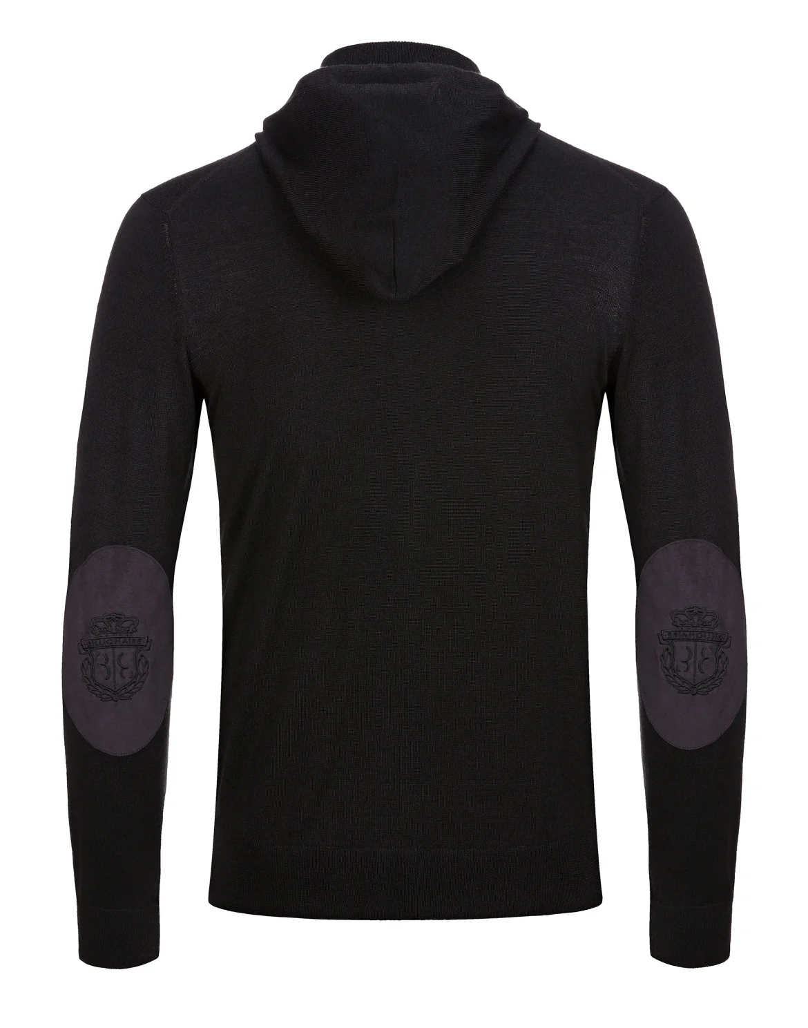 Knit hoodie Crest, цвет: Черный