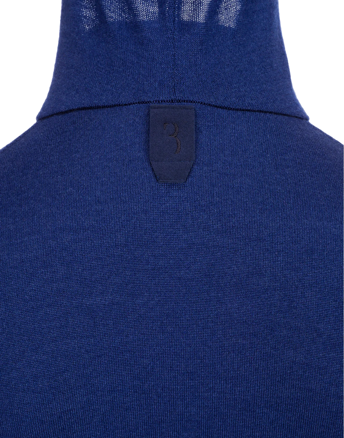 Knit hoodie Crest, цвет: Синий