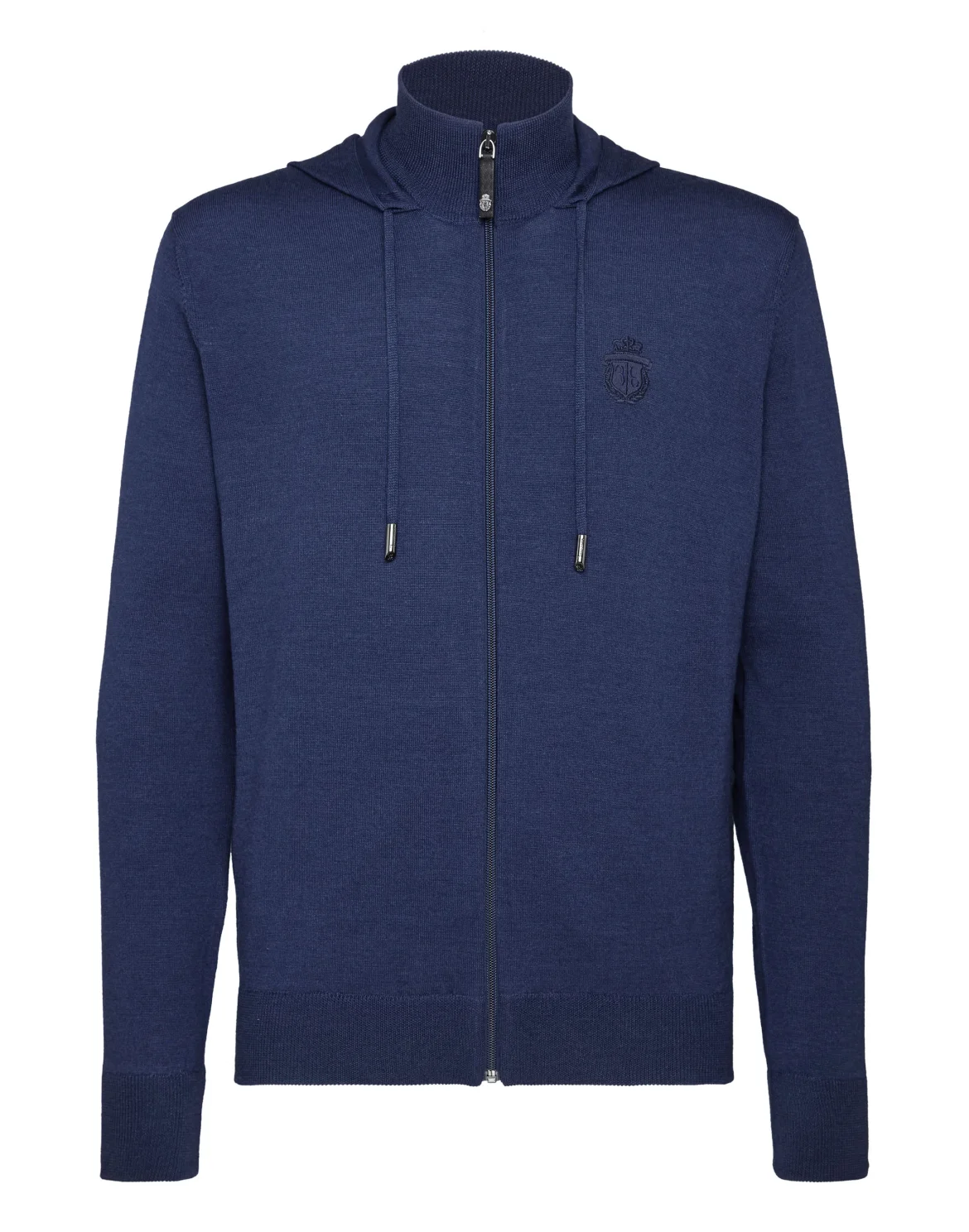 Knit hoodie Crest, цвет: Синий