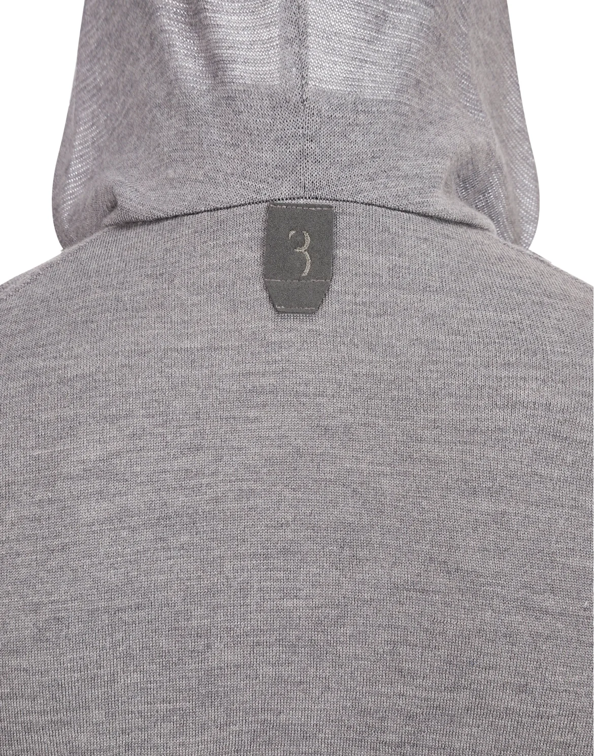 Knit hoodie Crest, цвет: Серый