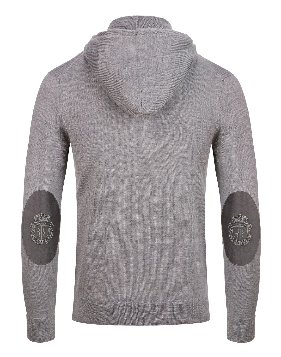 Knit hoodie Crest, цвет: Серый