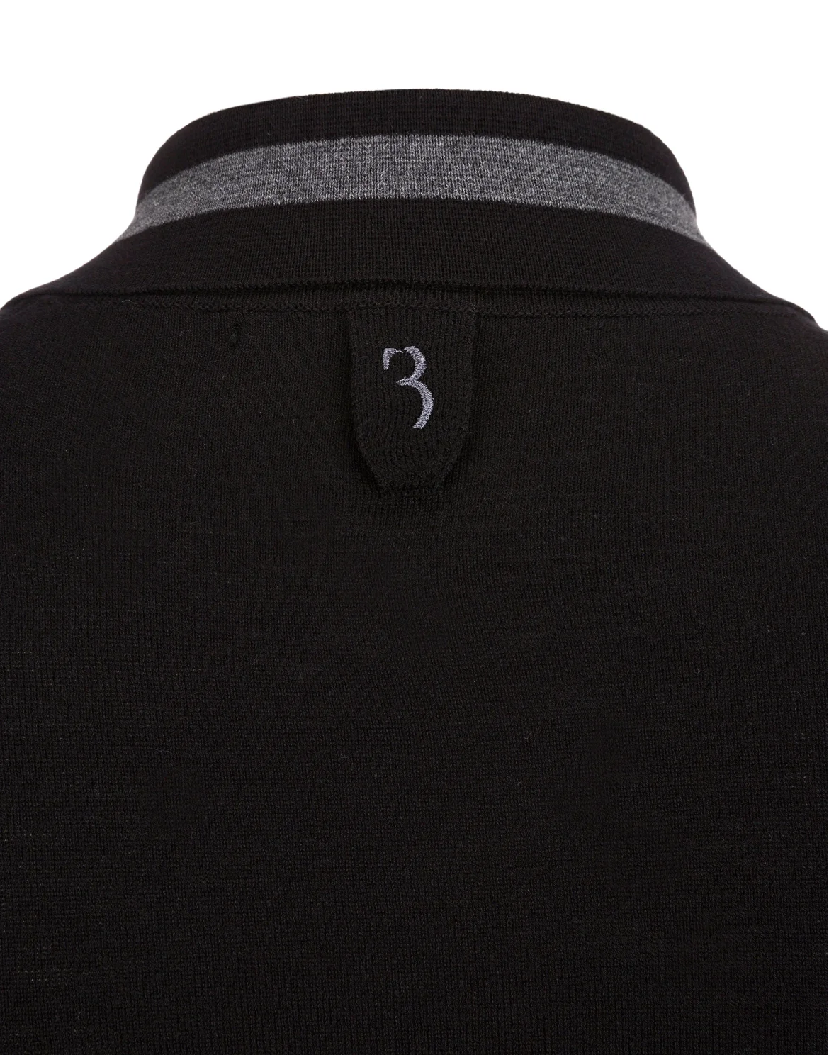 Pullover Polo-Neck SS Crest, цвет: Черный