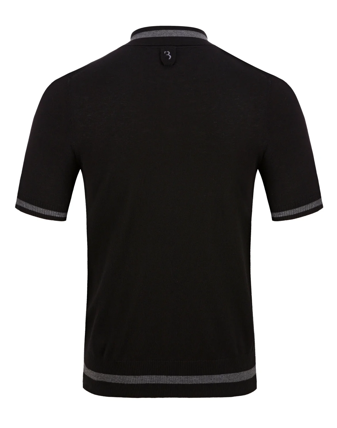 Pullover Polo-Neck SS Crest, цвет: Черный