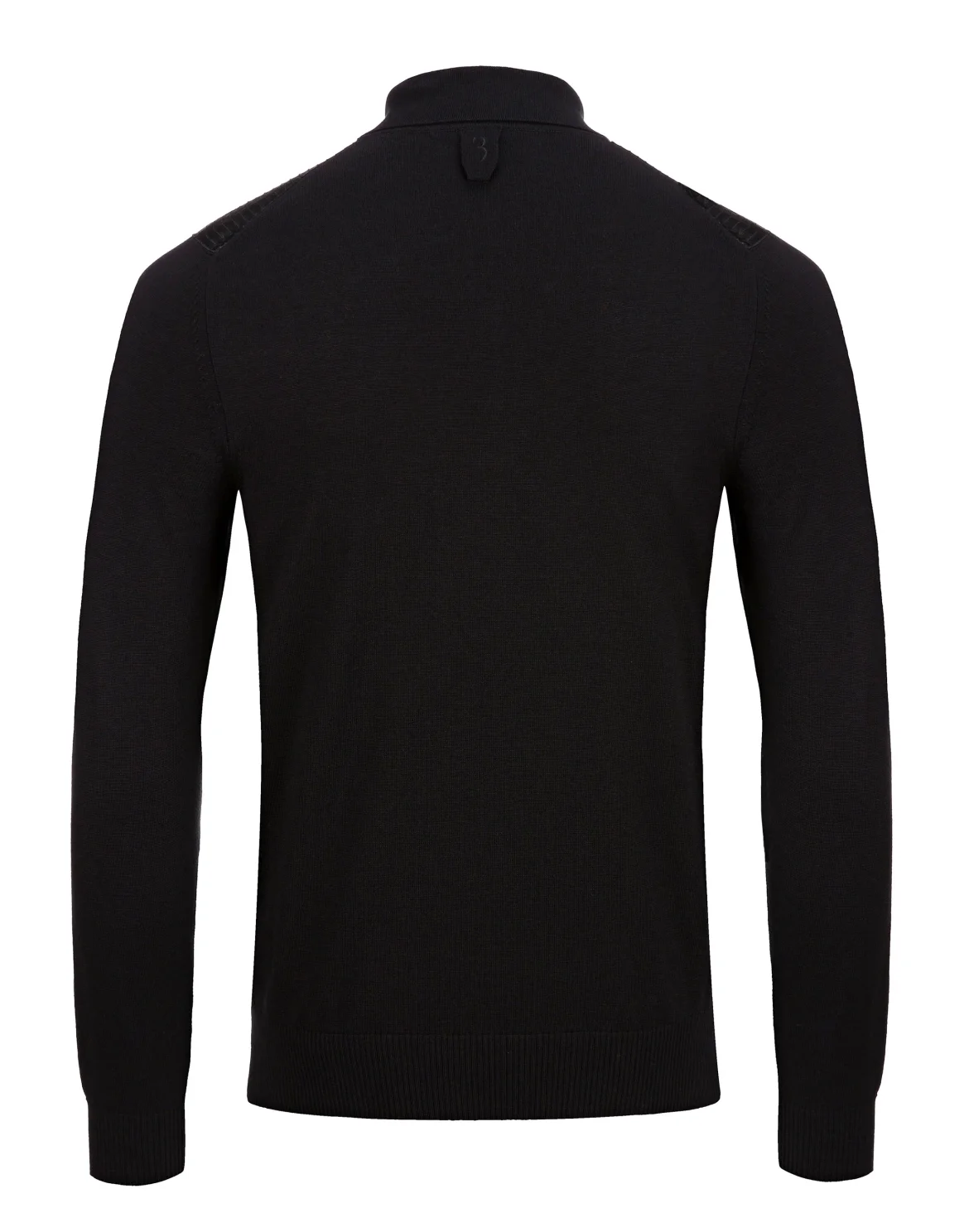 Pullover Polo-Neck LS Double B, цвет: Черный
