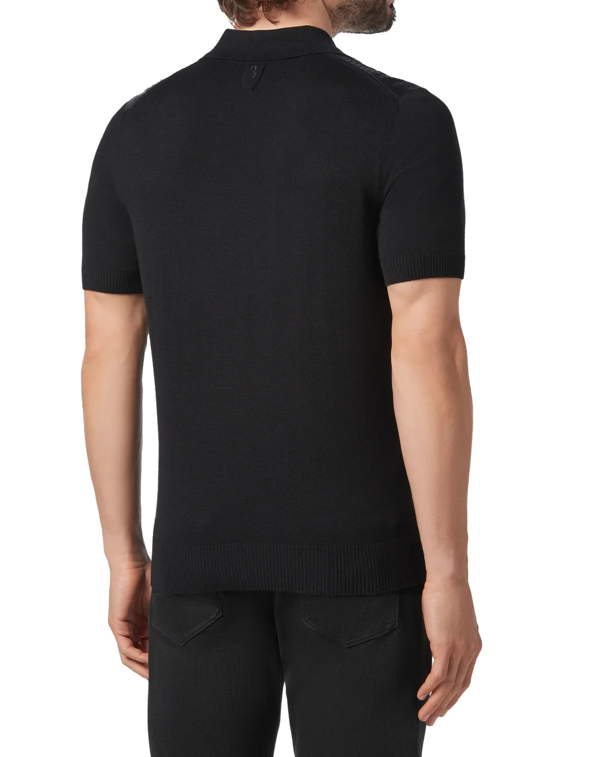 Pullover Polo-Neck SS Double B, цвет: Черный