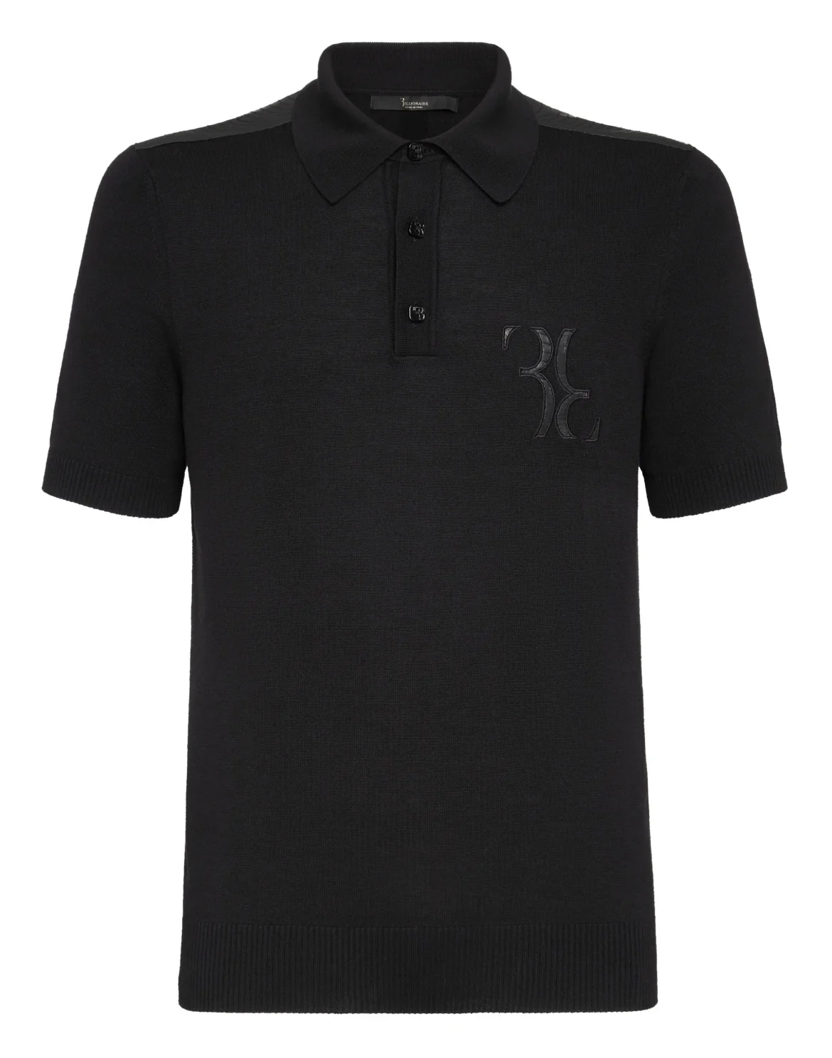 Pullover Polo-Neck SS Double B, цвет: Черный