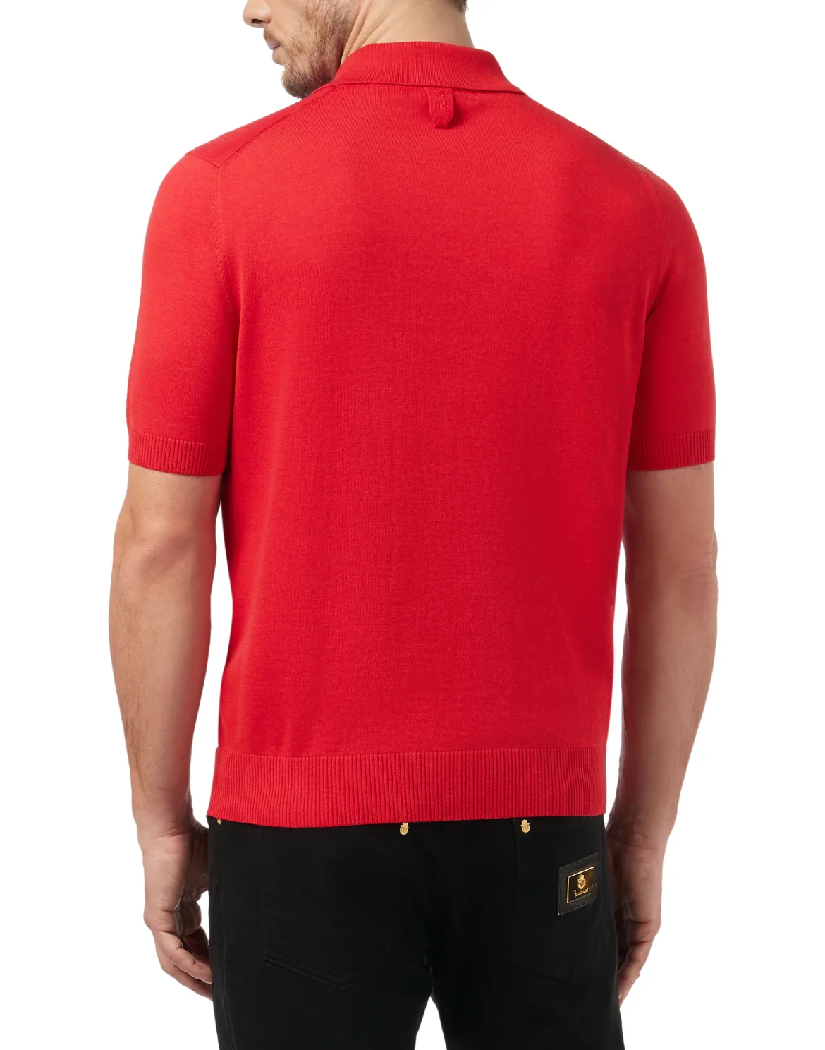 Pullover Polo-Neck SS Double B, цвет: Красный