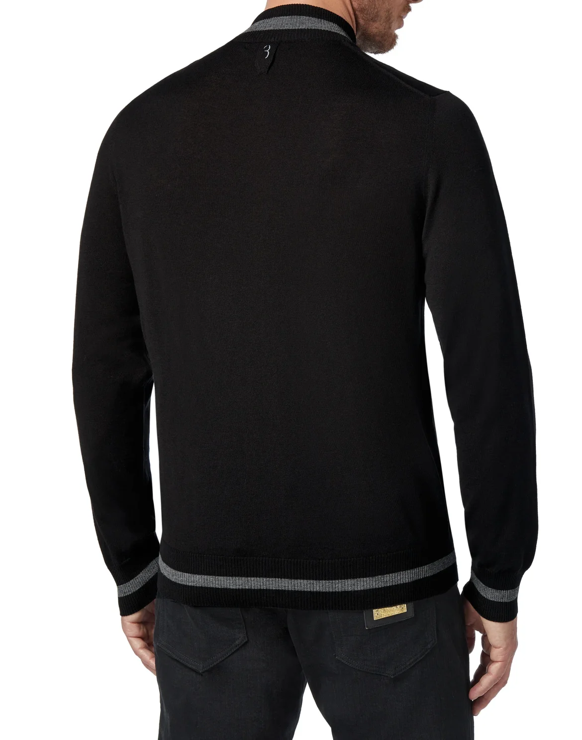 Pullover full zip Crest, цвет: Черный