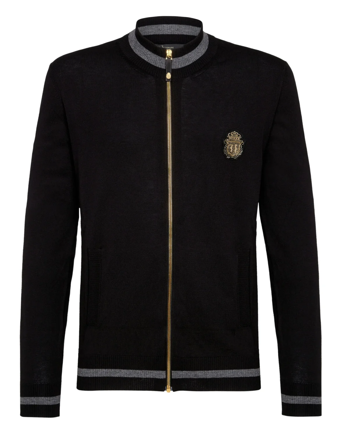 Pullover full zip Crest, цвет: Черный