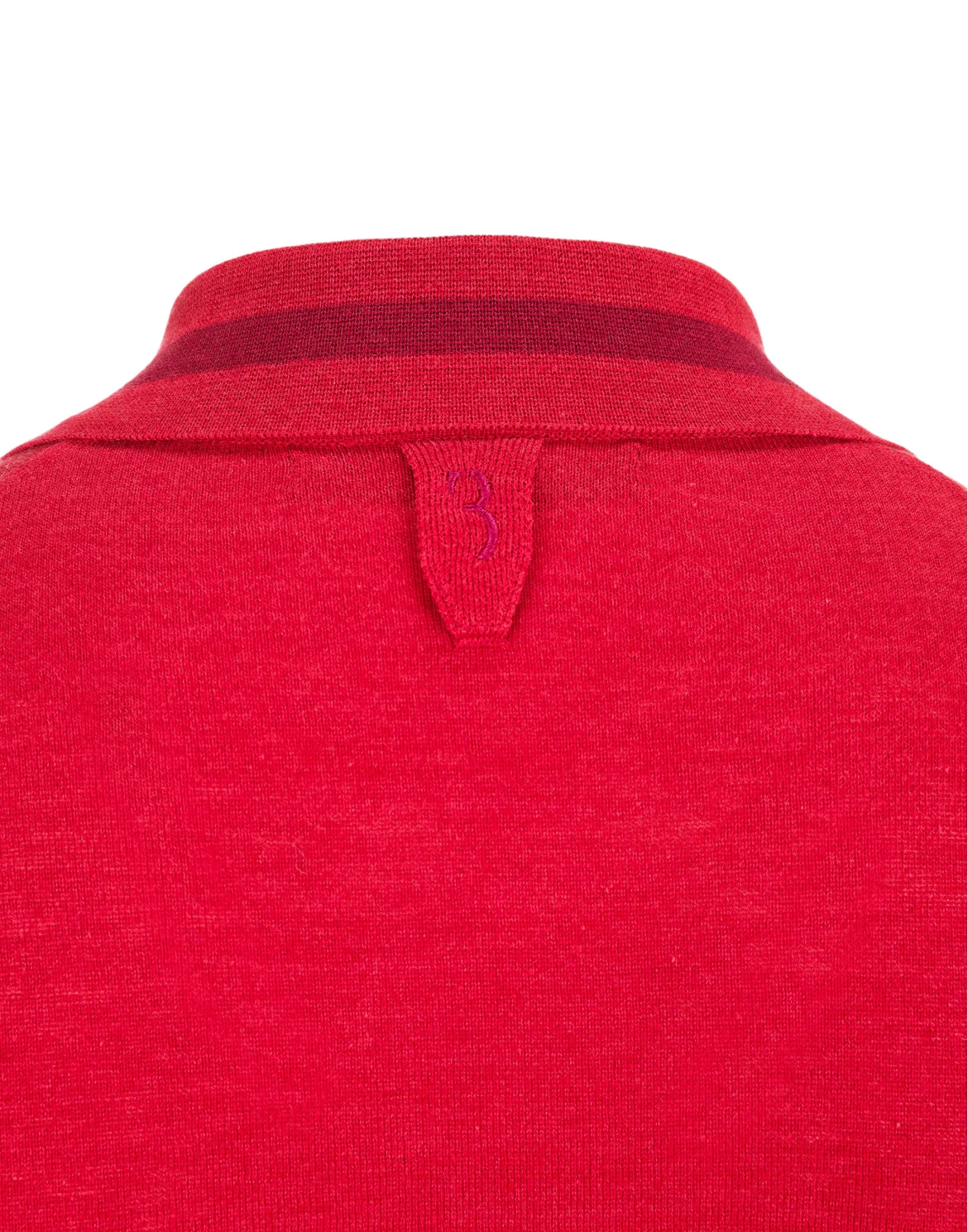 Pullover zip mock Crest, цвет: Красный
