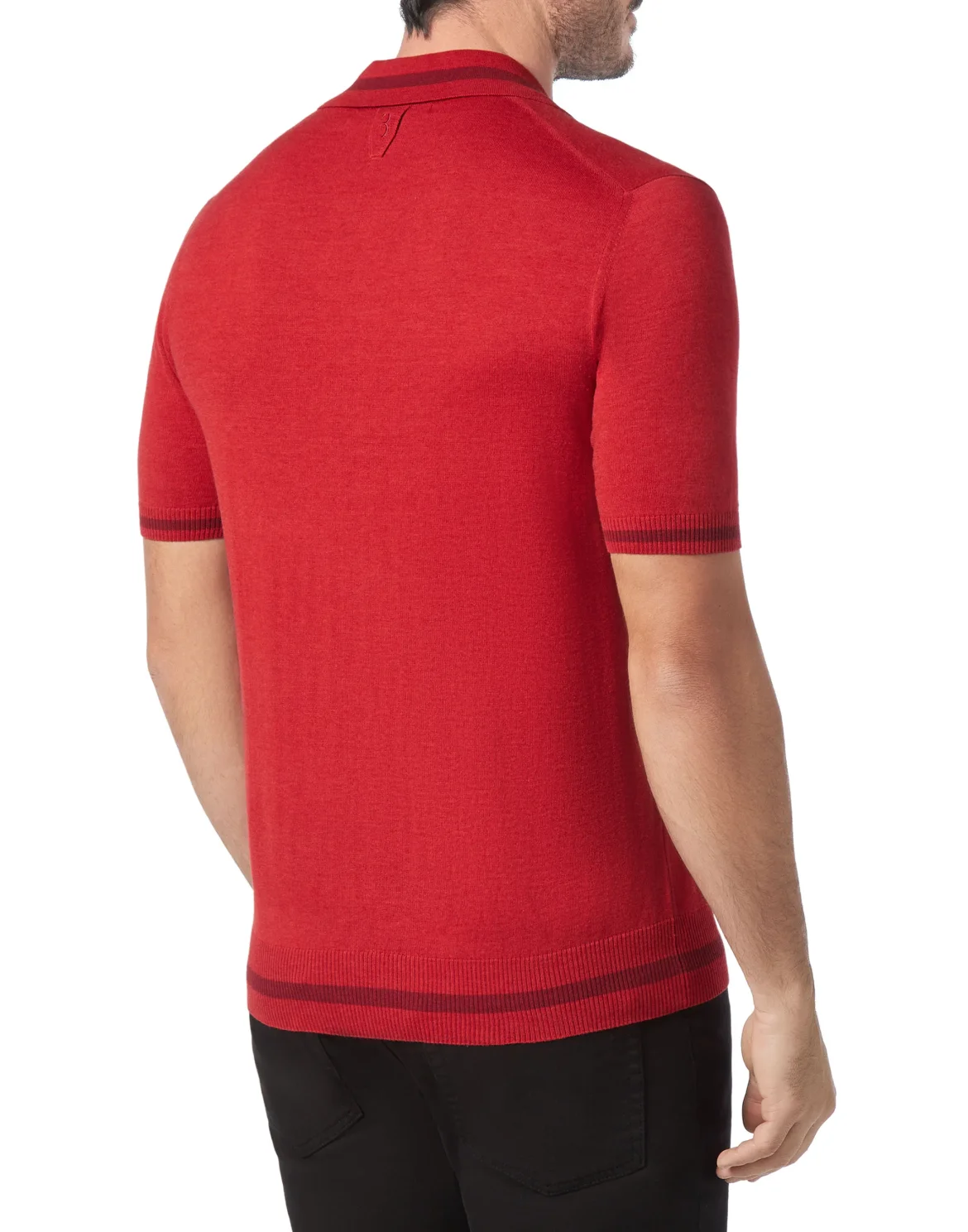 Pullover zip mock Crest, цвет: Красный