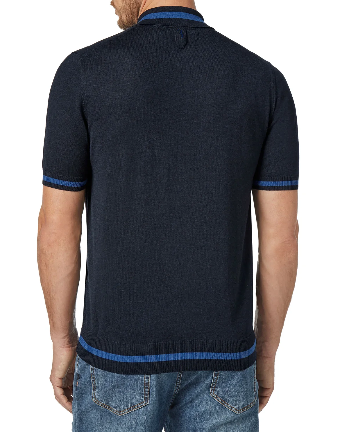 Pullover zip mock Crest, цвет: Синий