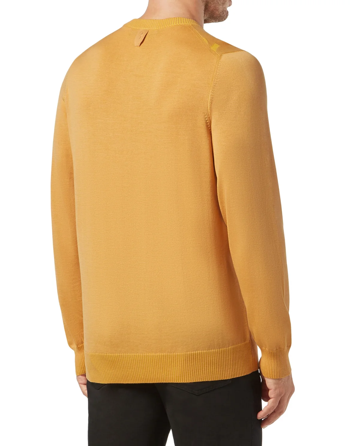 Pullover Round Neck LS All over BB, цвет: Желтый