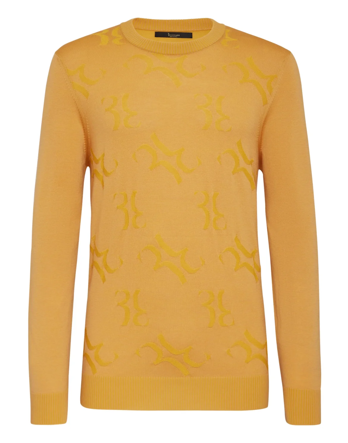 Pullover Round Neck LS All over BB, цвет: Желтый