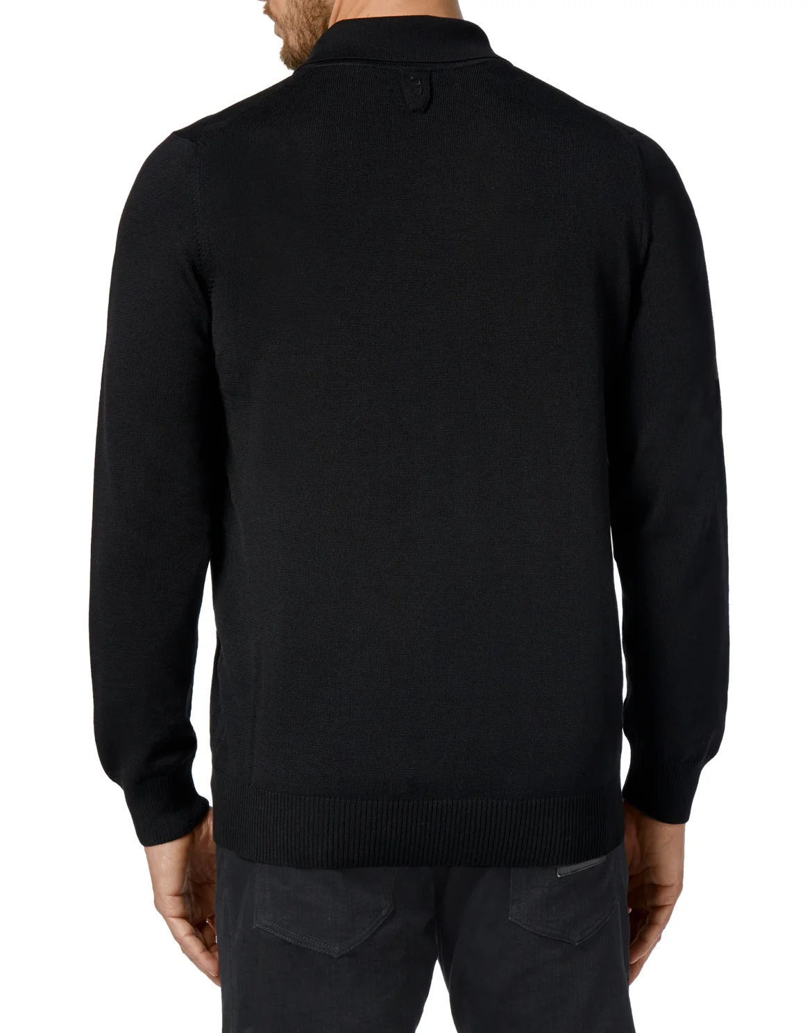 Pullover zip mock All over BB, цвет: Черный
