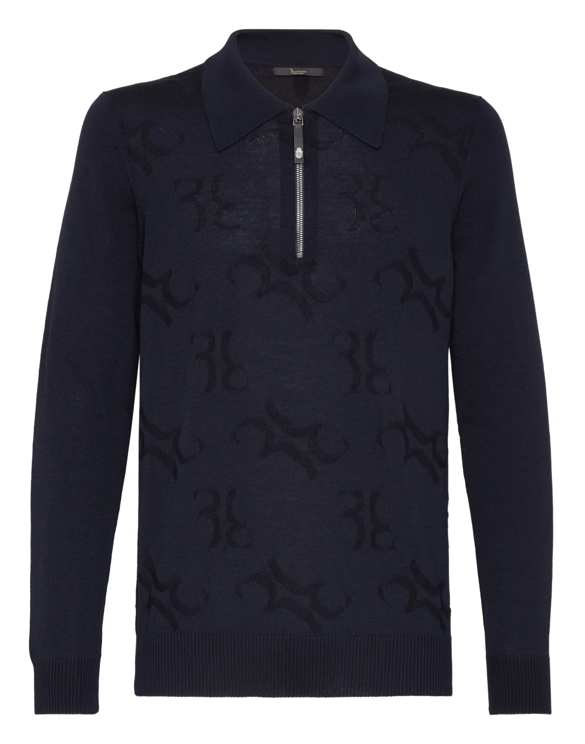 Pullover zip mock All over BB, цвет: Синий