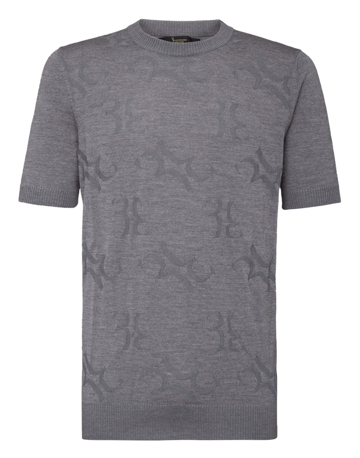 Pullover Round Neck SS All over BB, цвет: Серый