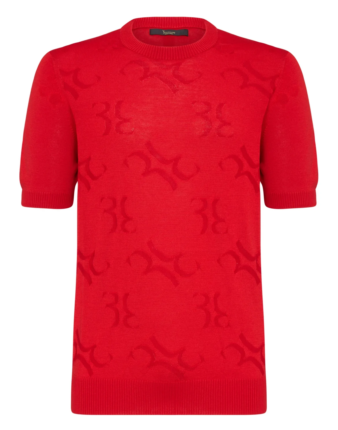Pullover Round Neck SS All over BB, цвет: Красный