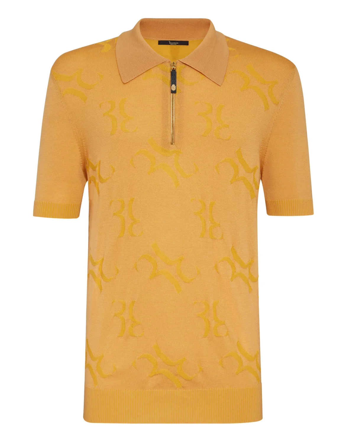 Pullover zip mock All over BB, цвет: Желтый