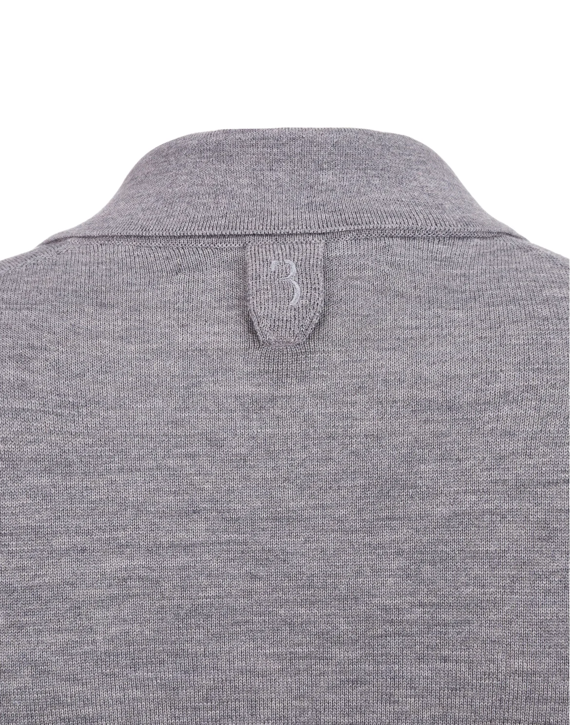 Pullover zip mock All over BB, цвет: Серый