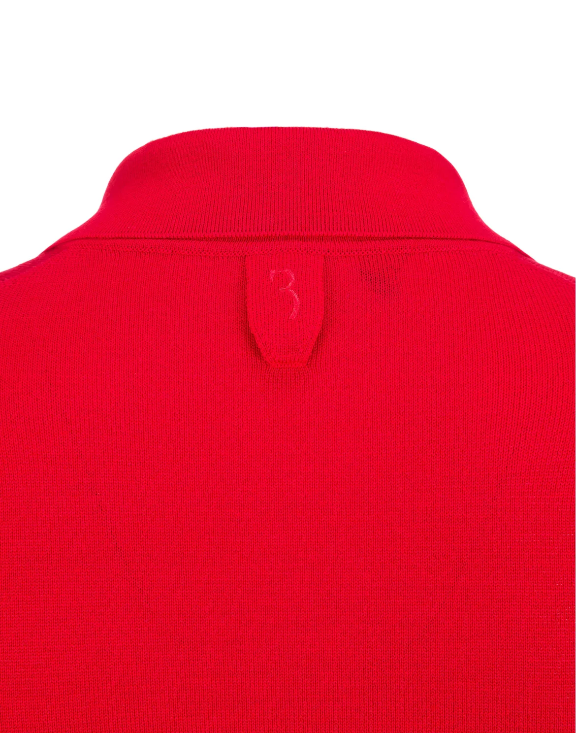 Pullover zip mock All over BB, цвет: Красный