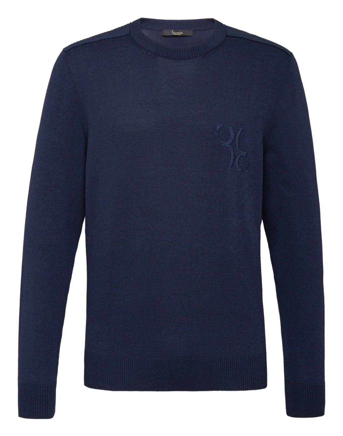 Pullover Round Neck LS Double B, цвет: Синий