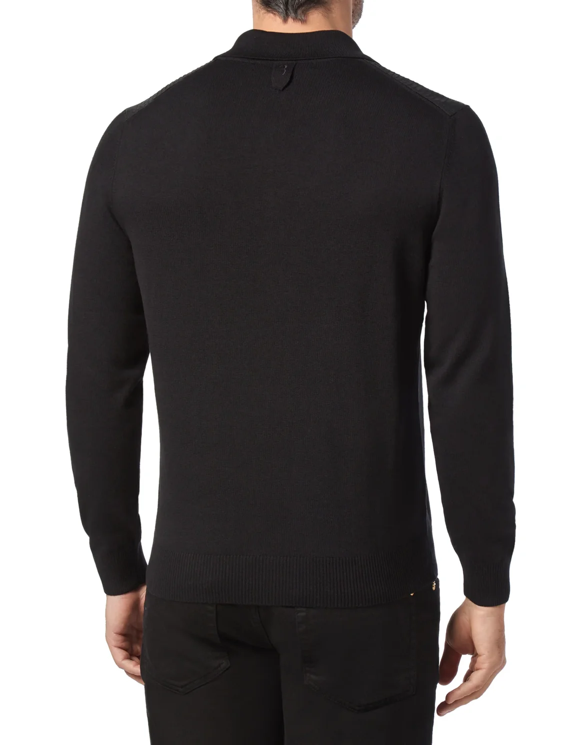 Pullover zip mock Double B, цвет: Черный