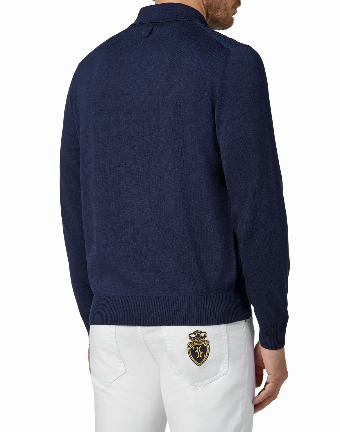 Pullover zip mock Double B, цвет: Синий