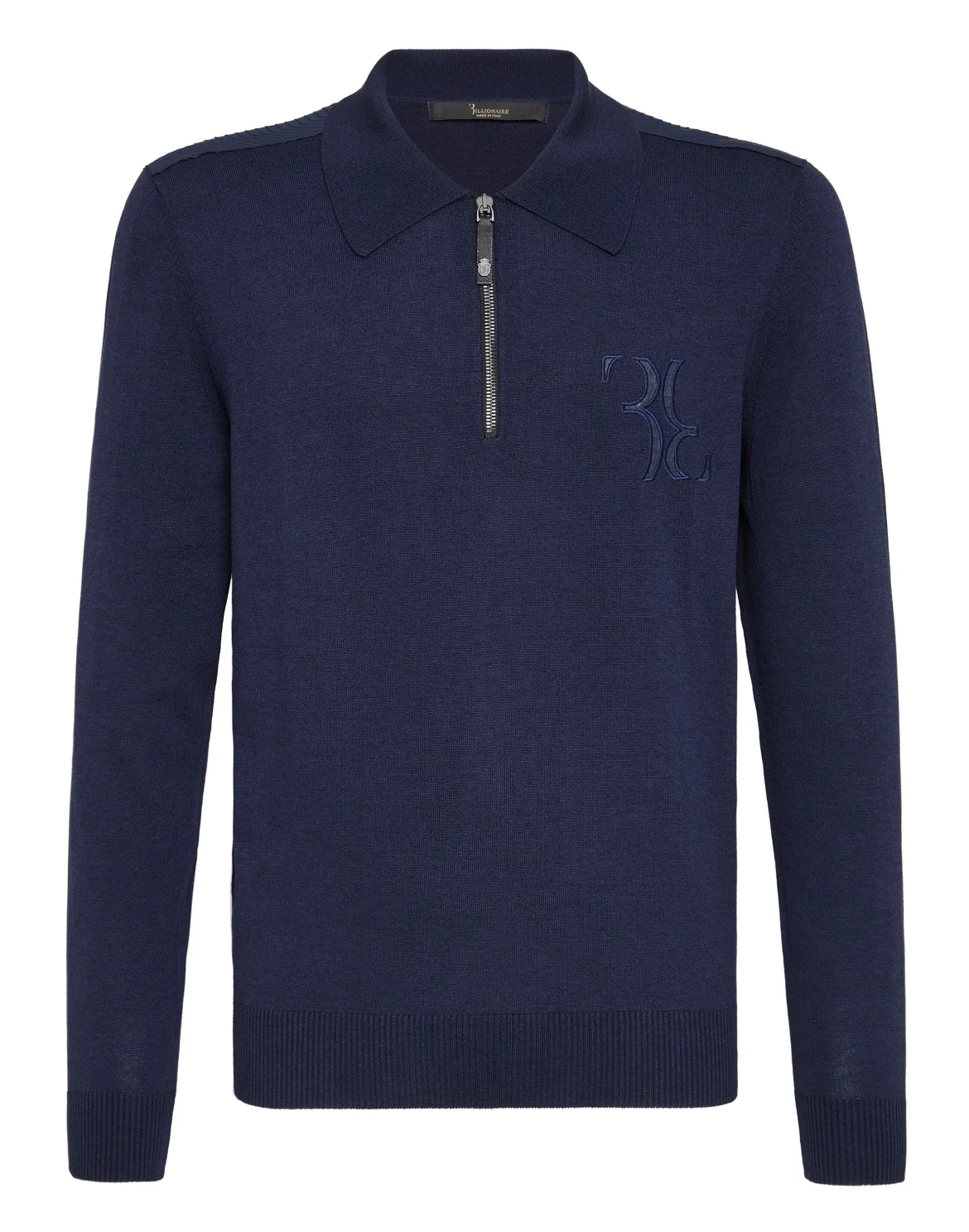 Pullover zip mock Double B, цвет: Синий