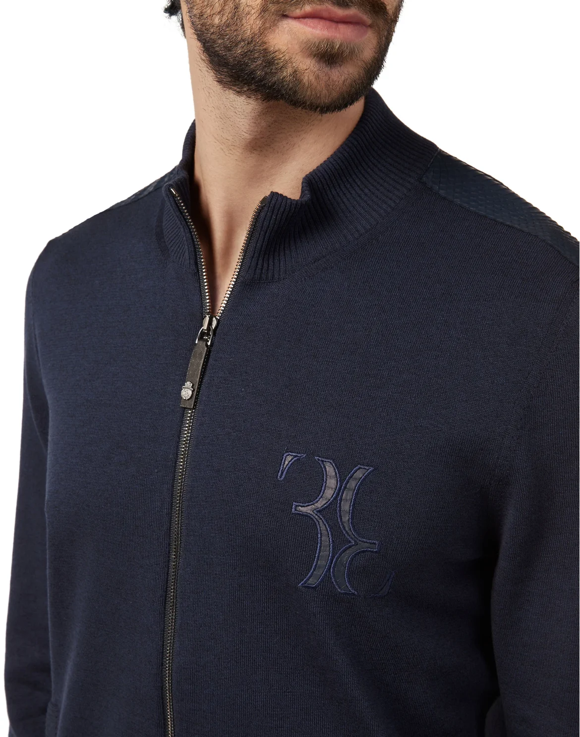 Pullover full zip Double B, цвет: Синий