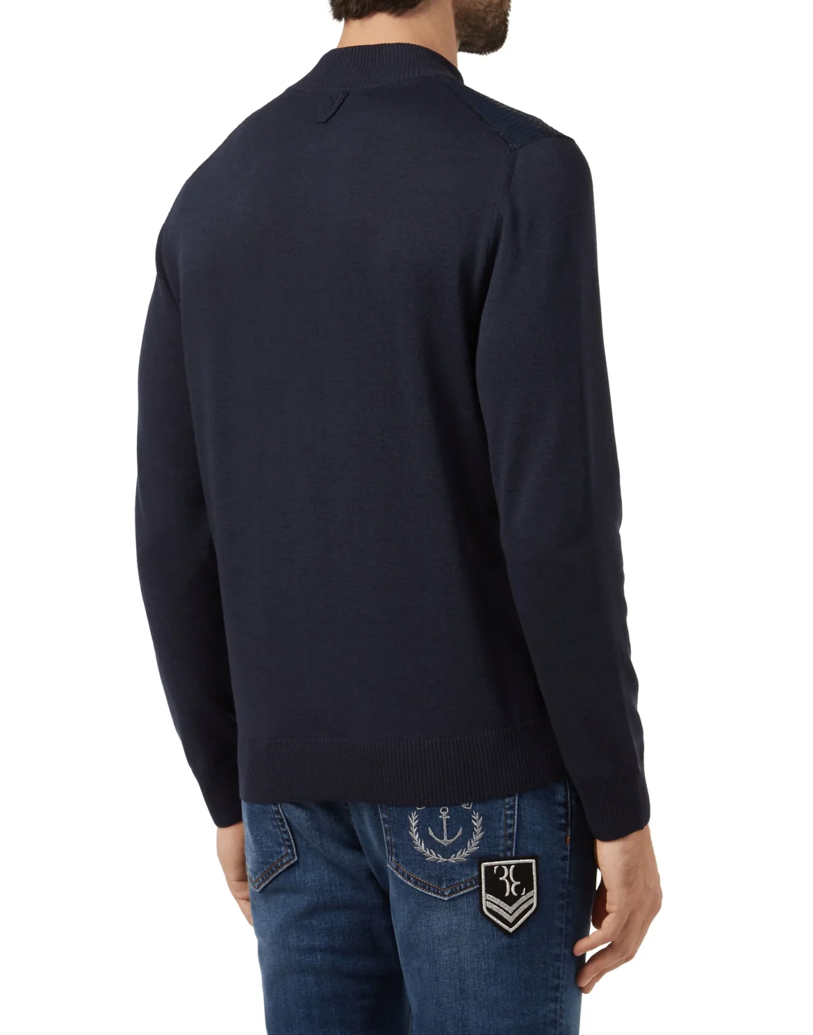 Pullover full zip Double B, цвет: Синий
