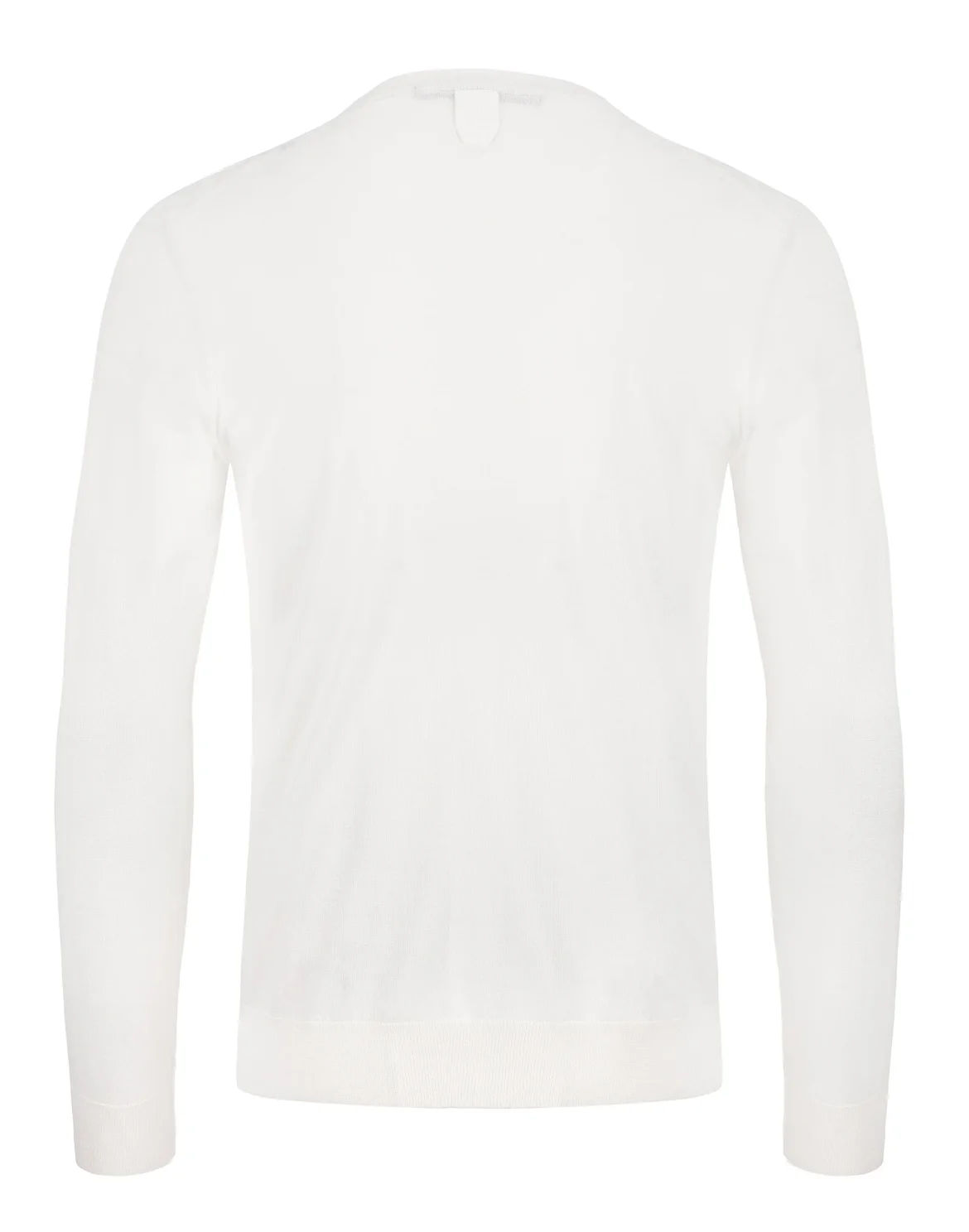 Pullover Round Neck LS Crest, цвет: Белый